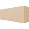 Ekena Millwork 4in. W x 6in. H x 16in. L Block Woodgrain TimberThane Rafter Tail, Primed Tan RFTUR04X06X16BLKRCPR - alternate 1